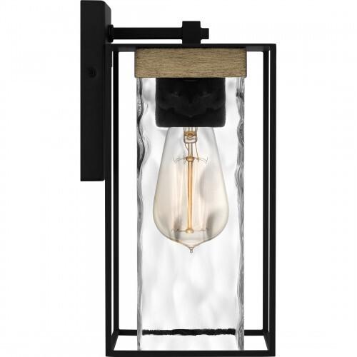 Quoizel LWD8405MBK Longwood Outdoor wall 1 light matte black Outdoor Lantern