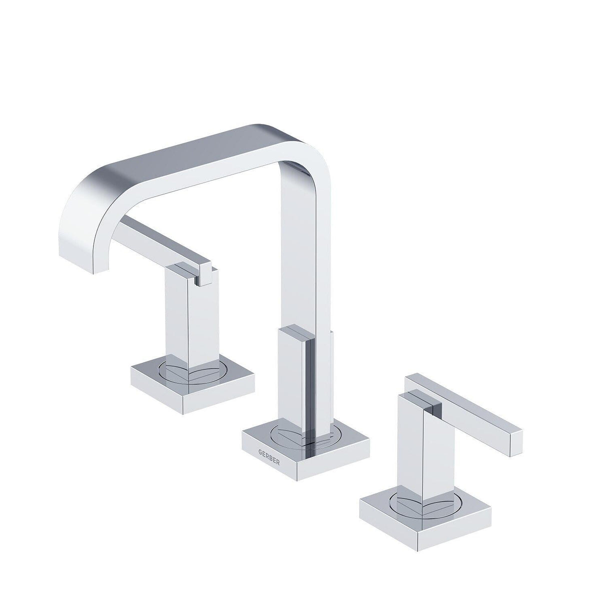 Gerber D304644BN Brushed Nickel Sirius Two Handle Widespread Lavatory Faucet