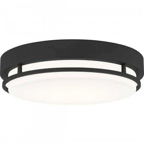 Quoizel HAL1614EK Hale Flush mount led light earth black Flush Mount