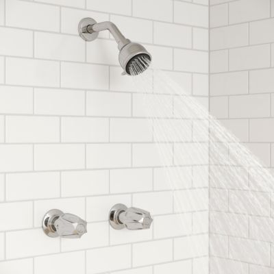 Polished Chrome Pfister 2-handle Shower With Metal Verve Knob Handle LG07-3120