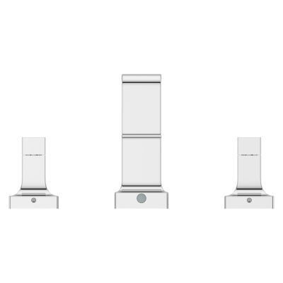 Polished Chrome 2-handle Deck Mounted Roman Tub Trim Without Handles RT6-5VRVC