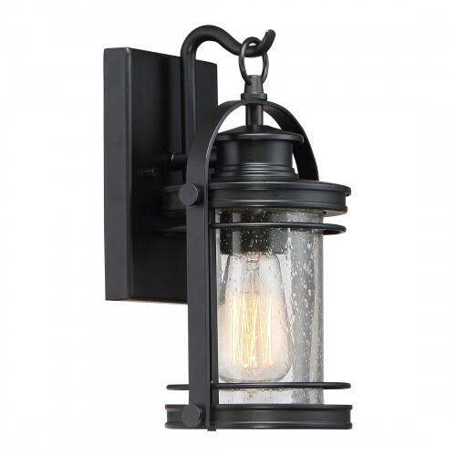 Quoizel BKR8406K Booker Outdoor wall mystic black Outdoor Lantern