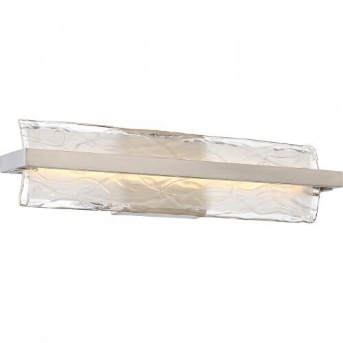 Quoizel PCGL8522BN Glacial Bath fixture led brushed nickel Bath Light
