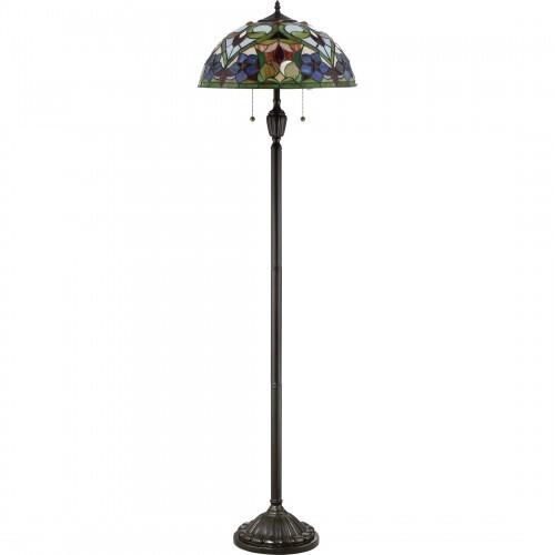 Quoizel TFVT9362VB Violets Floor lamp tiffany 18"d Floor Lamp