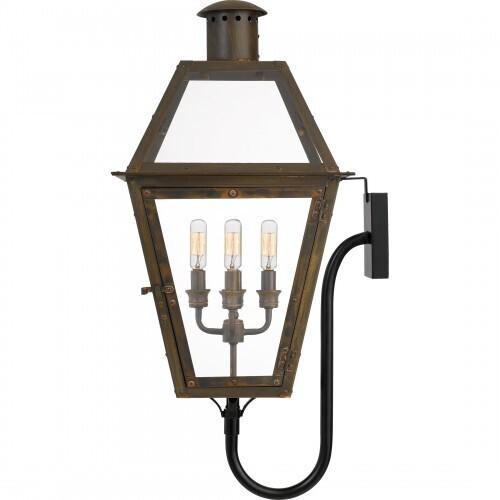 Quoizel RO8414IZ Rue De Royal Outdoor wall 4 light industrial bronze Outdoor Lantern