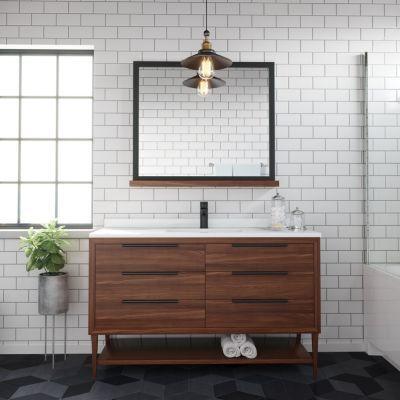 Pfister Matte Black Single Control Bathroom Faucet LG142-060B