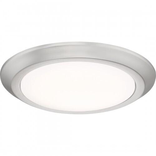 Quoizel VRG1612BN Verge Flush mount 12"d brushed nickel Flush Mount