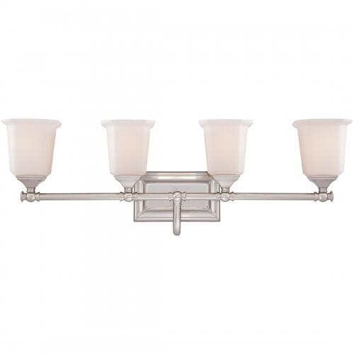 Quoizel NL8604BN Nicholas Bath wall fixt brsh nikl 30.5" Bath Light