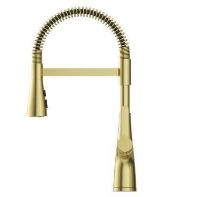 Pfister Brushed Gold Culinary Kitchen Faucet LG529-NECBG