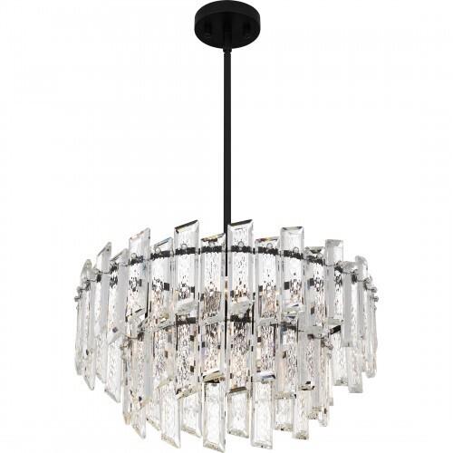 Quoizel PCDIN2819MBK Dion Pendant 6 lights matte black. Pendant