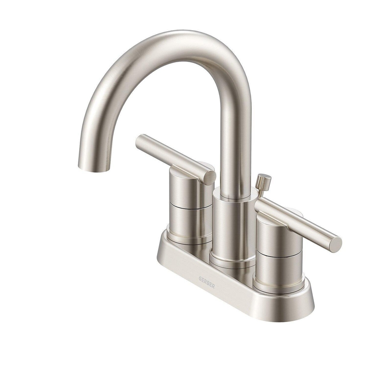 Gerber D307158BS Parma Two Handle Centerset Bathroom Faucet With Metal Pop-up DRA...