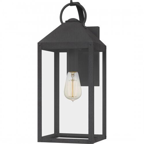 Quoizel TPE8408MB Thorpe Outdoor wall 1 light mottled black Outdoor