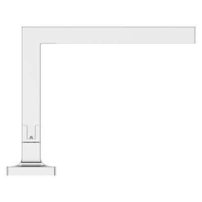 Polished Chrome 2-handle 8 Widespread Square Spout Bath Faucet LG49-VRV2C