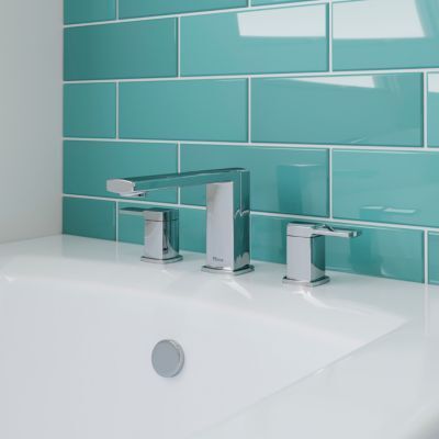 Pfister Polished Chrome Deckard 3-hole Roman Tub, Trim Only RT6-5DAC