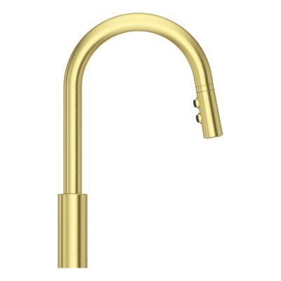 Pfister Brushed Gold 1-handle Pull-down Kitchen Faucet LG529-SABG