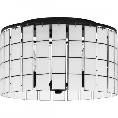 Quoizel SGL1714MBK Seigler Semi flush 3 lights matte black Semi-Flush Mount
