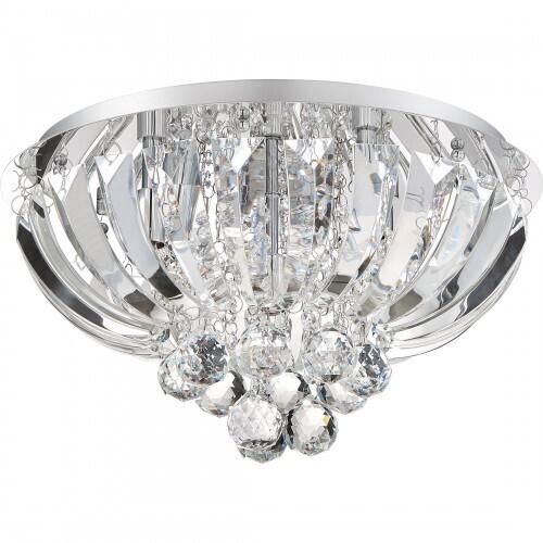 Quoizel PCGN1616C Glisten Flush mount 16"d polished chrome Flush Mount