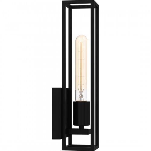 Quoizel LGN8605MBK Leighton Wall 1 light matte black Wall Sconce