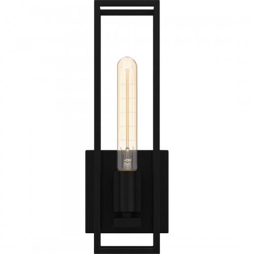 Quoizel LGN8605MBK Leighton Wall 1 light matte black Wall Sconce