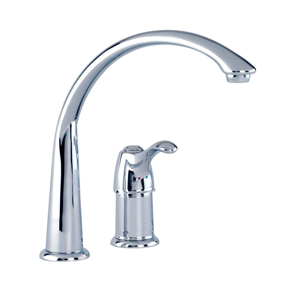Gerber G0040101 Chrome Allerton Single Handle Hi-arc Kitchen Faucet W/out Spray 1.7...