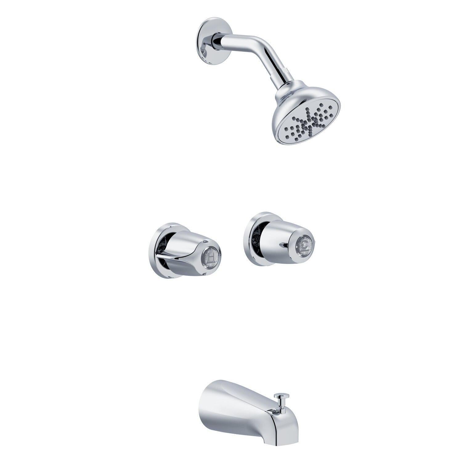 Gerber G004652083 Chrome Classics 6 Inch Centers Two Handle Tub & Shower FITTI...