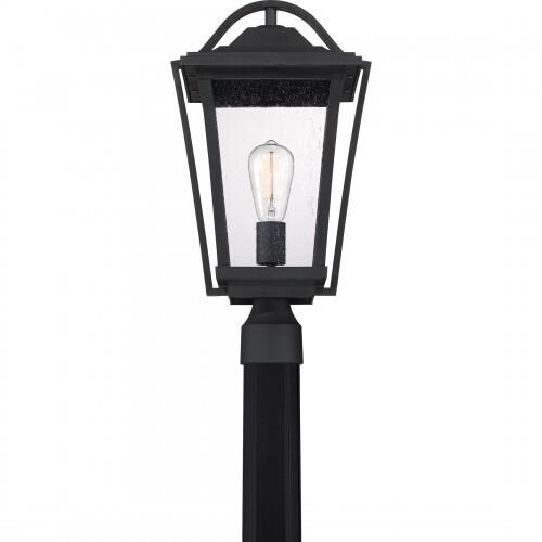 Quoizel DRS9011EK Darius Outdoor post 1 light earth black Outdoor Lantern