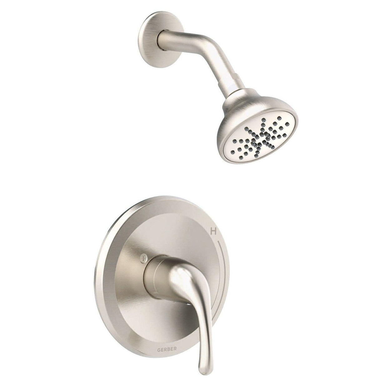 Gerber G00G9316BNTC Brushed Nickel Maxwell Single Handle Shower Only Trim Kit & TREY...