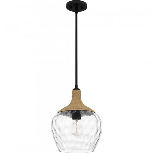 Quoizel QPPC5603MBK Quoizel Piccolo Pendant Mini pendant 1 light matte black Mini Pendant