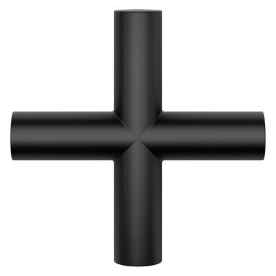 Pfister Matte Black Single Shower Cross Handle HHL-089TNTB
