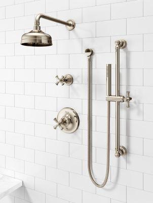 Pfister Polished Nickel Tisbury 1-handle Tub & Shower, Trim Only LG89-8TBD