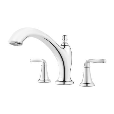 Pfister Polished Chrome Northcott 3-hole Roman Tub, Trim Only RT6-5MGC