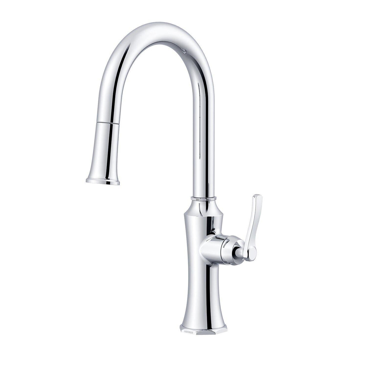 Gerber D454028SS Stainless Steel Draper Single Handle Pull-down Kitchen Faucet