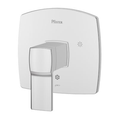 Pfister Polished Chrome Deckard Valve, Trim Only R89-1DAC