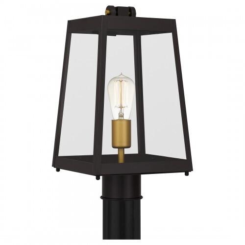 Quoizel AMBL9008WT Amberly Grove Outdoor post 1 light western bronze Outdoor