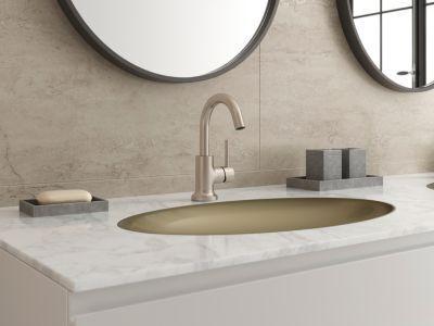 Pfister Brushed Nickel Single Control Bathroom Faucet LG42-TNT2K