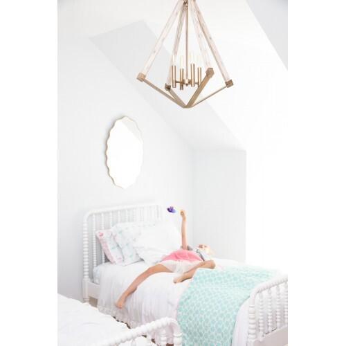 Quoizel VP5204WS Viewpoint Foyer 4lt weathered brass Pendant