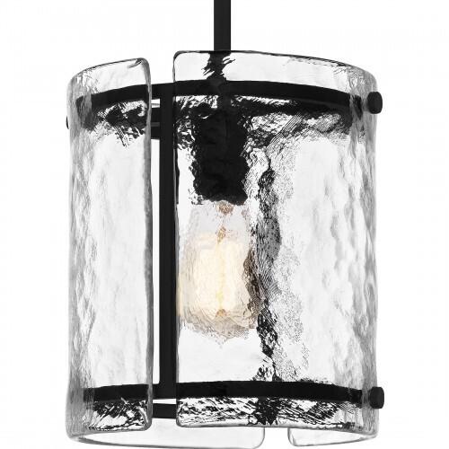 Quoizel FTS1509EK Fortress Mini pendant 1 light earth black Mini Pendant