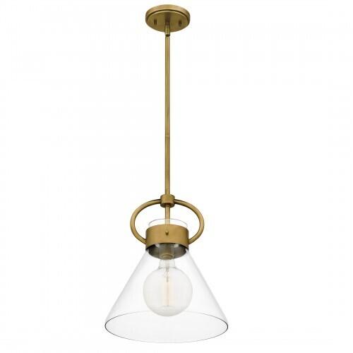 Quoizel WBS1512WS Webster Mini pendant 1 light weathered brass Mini Pendant