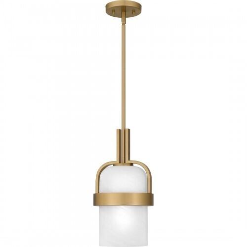 Quoizel QPP6174AB Quoizel Piccolo Pendant Mini pendant 1 light aged brass Mini Pendant