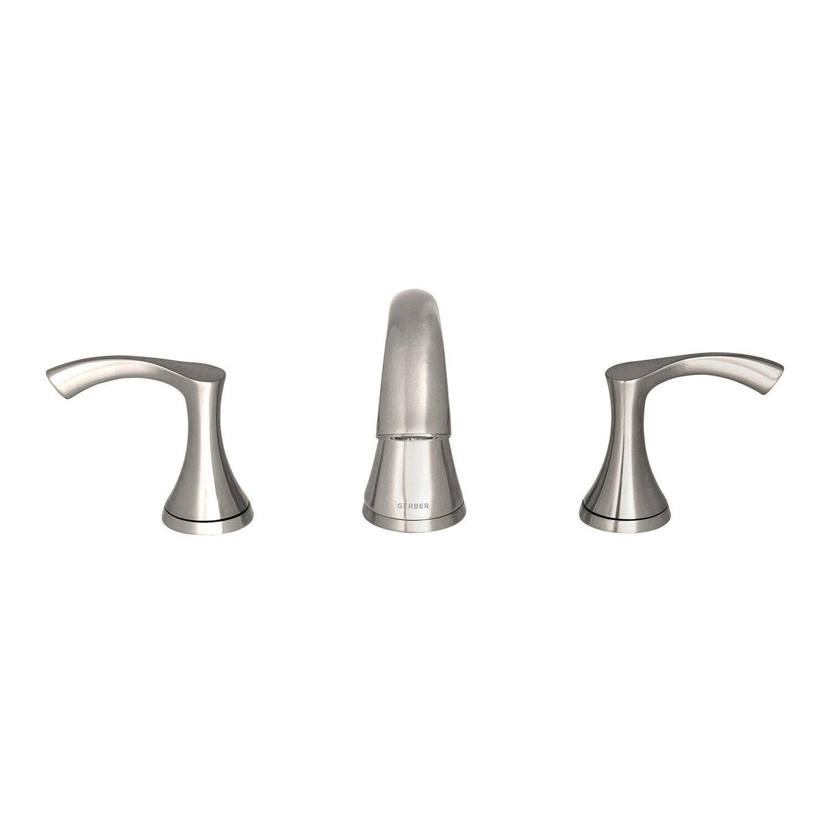 Gerber D304222BN Brushed Nickel Antioch Two Handle Widespread Lavatory Faucet