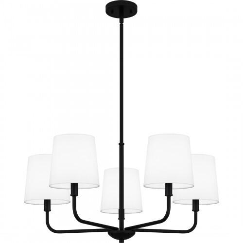 Quoizel GGR5028MBK Gallagher Chandelier 5 lights matte black Chandelier