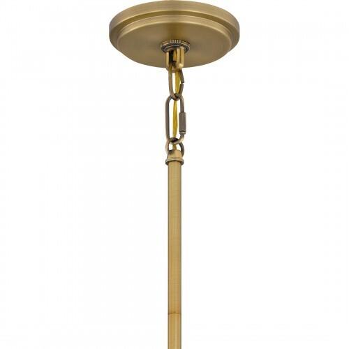 Quoizel QP6194AB Quoizel Pendant Pendant 2 lights aged brass Pendant