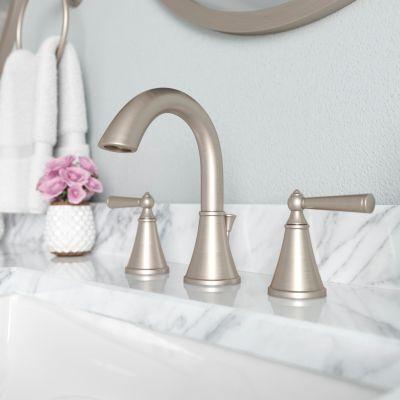 Pfister Brushed Nickel Saxton Widespread Bath Faucet LG49-GL0K
