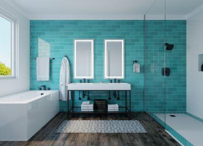 Pfister Black Deckard 1-handle Shower, Trim Only LG89-7DAB