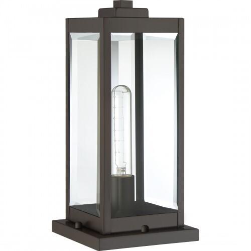 Quoizel WVR9106WT Westover Outdoor pier base 1light western bronze Outdoor Lantern