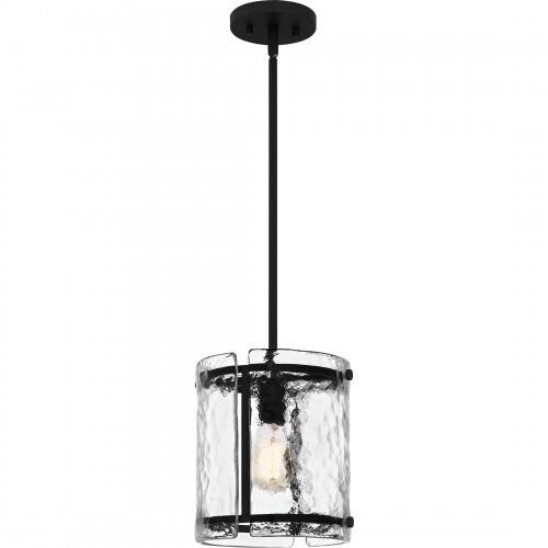 Quoizel FTS1509EK Fortress Mini pendant 1 light earth black Mini Pendant