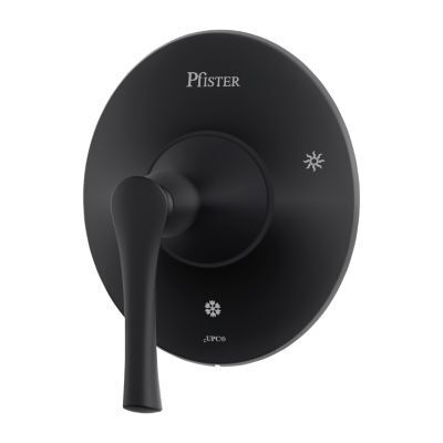 Pfister Matte Black 1-handle Tub & Shower Valve Only Trim R89-1RHB