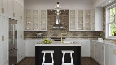 Pfister Brushed Gold Culinary Kitchen Faucet LG529-NECBG