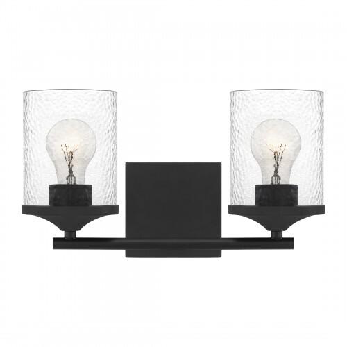 Quoizel ABR8614MBK Abner Bath 2 light matte black Bath