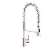 Gerber D455258SS Stainless Steel Parma Pre-rinse Single Handle Spring Spout KITCH...
